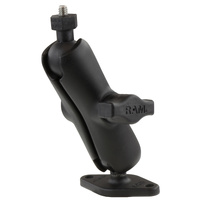 RAM Tough-Ball™ Mount with 1/4"-20 Threaded Stud & Diamond Plate