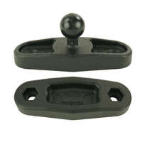 RAM-B-247U-3NH :: RAM Square Post Clamp Base for Posts up to 3" Wide Without Hardware