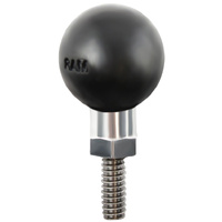 RAM-B-273-1U :: RAM Ball Adapter with 1/4"-20 x 1/2" Threaded Stud