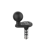 RAM-B-342W-1U :: RAM Motorcycle Fork Stem Wedge Ball Base - 12-18mm Holes