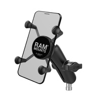 RAM X-Grip Phone Mount with Motorcycle Handlebar Clamp Base