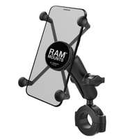 RAM X-Grip Large Phone Mount with Torque™ Large Rail Base - Medium Arm