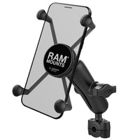 RAM X-Grip Large Phone Mount with Torque™ Small Rail Base - Medium Arm