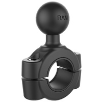 RAM-B-408-75-1U :: RAM Torque 3/4" - 1" Diameter Handlebar/Rail Base With 1" Ball