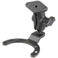 RAM-B-410-A-238U :: RAM Small Gas Tank Mount with Diamond Plate