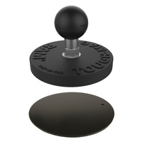 RAM-B-MAG66PU :: RAM Tough-Mag™ 66MM Diameter Magnetic Ball Base with Steel Plate