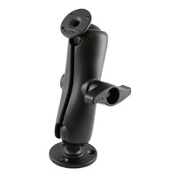 RAM-D-101-254U :: RAM Ball Mount with Round AMPS Plate and Large Round Plate - Medium