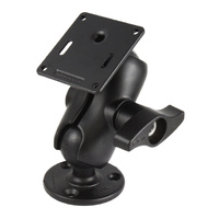 RAM-D-101U-C-MI1-2461 :: RAM Double Ball Mount with 75x75mm VESA Plate and Jam Nut - Short