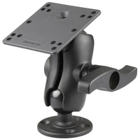 RAM-D-101U-C-NEC2 :: RAM Double Ball Mount with 100x100mm VESA Plate and Large Knob - Short