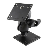 RAM-D-101U-C-RAY1 :: RAM Double Ball Mount with Two Steel Reinforced 100x100mm VESA Plates