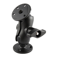 RAM-D-101U-C :: RAM Double Ball Mount with Two Large Round Plates - D Size Short