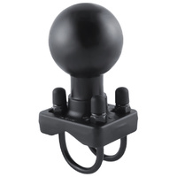 RAM-D-235U :: RAM Double U-Bolt Ball Base for 1" - 1.25" Rails