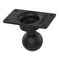 RAM-D-243U :: RAM 50x100mm Half VESA Plate with Ball - D Size
