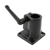 RAM-D-299-SBU :: RAM 1" NPT Hole with 3.5" x 3.5" Square Base