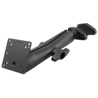 RAM-D-377U-4-E :: RAM 4" Square Post Clamp Mount with 100x100mm VESA Plate