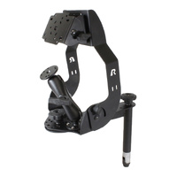 RAM-DIS-MDT2-8-101 :: RAM MDT Display Mount with Long Flange, Ball Mount & 8" Upper Pole