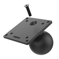 RAM-E-246U-IN1 :: RAM Steel Reinforced 100x100mm VESA Plate with Ball - E Size