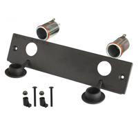 RAM-FP2-CIG2 :: RAM Tough-Box™ 2" Faceplate with Two 12V Lighter Receptacles