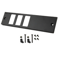 RAM-FP2-S3L-0830-1450 :: RAM Tough-Box™ 2" Faceplate with Three Switch Ports