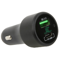 RAM-GDS-CHARGE-CIGC :: RAM GDS® Type-C and Type A 2-Port Cigarette Charger