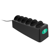 RAM-GDS-DOCK-6G1P-NGU ::GDS 6-Port Desktop Charger for IntelliSkin Next Gen