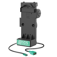 RAM-GDS-DOCK-V12-U1CPDU ::GDS Uni-Conn™ Non-Locking Spring Loaded Power + Single USB-A Dock