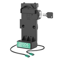 RAM-GDS-DOCKL-V12-U1CP-CU ::GDS Uni-Conn™ Locking Spring Loaded Power + Single USB-C Dock