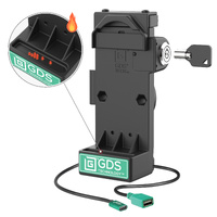 RAM-GDS-DOCKL-V12-U1CPDHU ::GDS Uni-Conn™ Locking Spring Loaded Power + USB-A Dock - Heated Pins