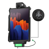 RAM-GDS-DOCKLF-SAM78U :: GDS VEHICLE LOCKING DOCK MUSB W/ FAN FOR SAMSUNG TAB S7+ 12.4" SM-T970
