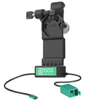 RAM-GDS-DOCKLL-U1CD2U ::GDS Uni-Conn™ Left Locking Power + Dual USB-A Dock