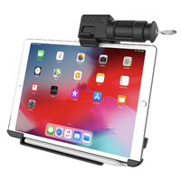 RAM-HOL-AP23KLU :: RAM EZ-Roll'r™ Keyed Locking Holder for iPad Pro 11" & Air 4