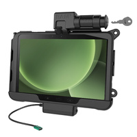 RAM-HOL-SAM57CPKLU :: RAM Key-Locking USB-C Powered Dock for Tab Active5 Pro & 4 Pro