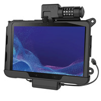 RAM-HOL-SAM57PDCLU :: UNPKD RAM POWER AND DATA COMBO LOCKING CRADLE FOR TAB ACTIVE PRO SUPPORTS HANDSTAND