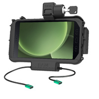 RAM-HOL-SAM58CPKLN-CU :: RAM Locking USB-C Modular Dock + USB-C Data for Samsung Tab Active5 & 3