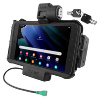 RAM-HOL-SAM58PKLNU :: UNPKD RAM POWER ONLY KEYED LOCKING CRADLE WITH NFC FOR TAB ACTIVE2 AND TAB ACTIVE3