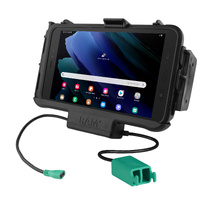 RAM-HOL-SAM60PD2NU :: RAM EZ Roll'r™ Modular Dual USB Dock for Samsung Tab Active5 & 3