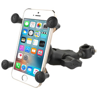 RAM X-Grip Phone Mount with 1/2" Diameter Rail Base
