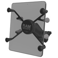 RAM-HOL-UN8B-201U :: RAM X-Grip Universal Holder for 7"-8" Tablets with Double Socket Arm