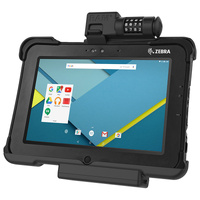 RAM-HOL-ZE15CLU ::GDS Combo Locking Form-Fit Holder for Zebra XSLATE L10