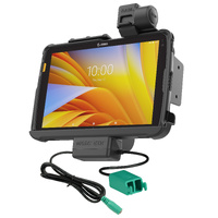 RAM-HOL-ZE21PD2NLLU :: RAM Tough-Dock™ Power + Dual USB with Latch for Zebra ET4x 10" Tablet
