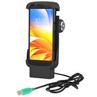 RAM-HOL-ZE24PL-1U :: RAM Locking Form-Fit Powered Dock for Zebra TC22 & TC27 without Boot