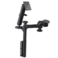RAM-VB-181-WEST1 :: RAM Vertical Drill-Down Mount with Swing Arms and Double Ball Mount