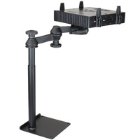 RAM Universal Drill-Down Horizontal Laptop Mount with Flat Arms