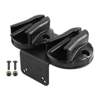 RAM-VC-MC2 :: RAM Tough-Box Console Double Microphone Clip Base With 90 Degree Mounting Bracket