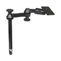 RAM-VP-SW1-12-2461 :: RAM 12" Upper Pole with Double Swing Arms & 75x75mm VESA Plate