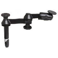 RAM-VP-SW1-4 :: RAM 4" Upper Pole with Double Swing Arms & Round Plate