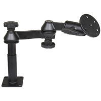 RAM-VP-SW1-45-240 :: RAM Tele-Pole™ with 4" & 5" Poles, Swing Arms & Large Round Plate