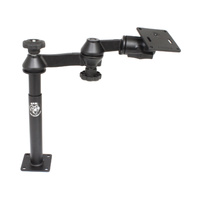 RAM-VP-SW1-89-2461 :: RAM Tele-Pole™ with 8" & 9" Poles, Swing Arms & 75x75mm VESA Plate