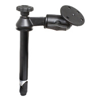 RAM-VP-SW2-8-240 :: RAM 8" Upper Pole with Single Swing Arm & Large Round Plate