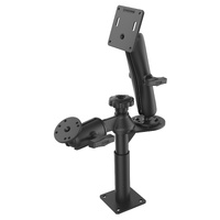 RAM-VP-SW2F-45-2461 :: RAM Tele-Pole™ with 4” & 5” Poles and Double Ball 75x75mm VESA Mount